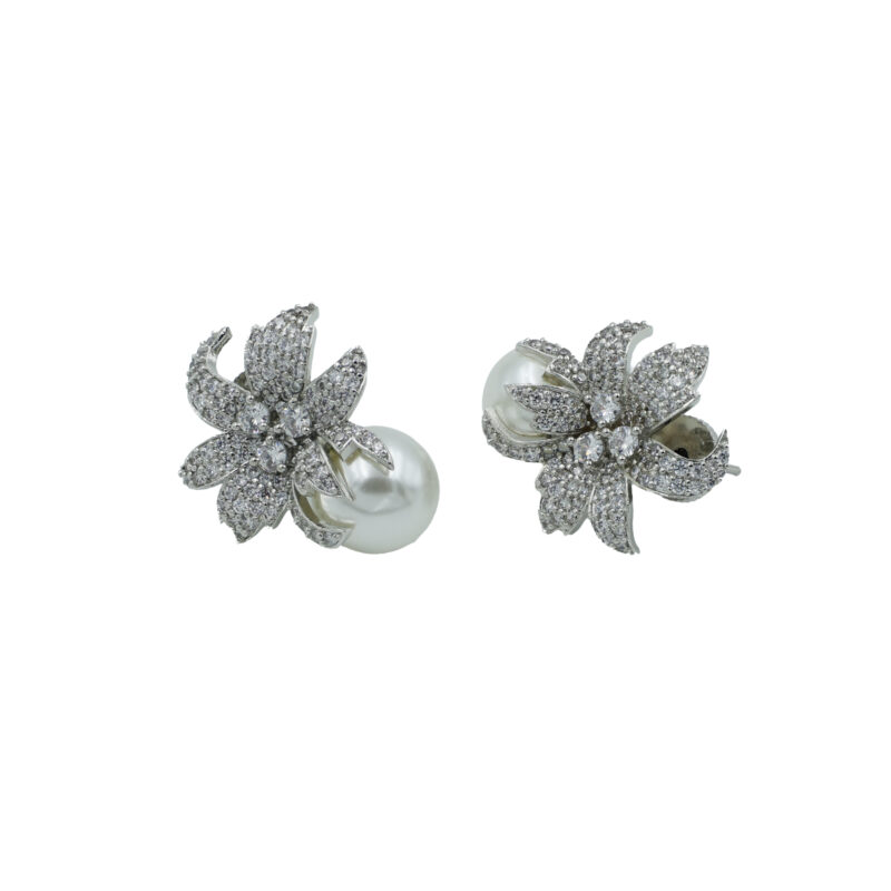 Arial Glint Pearl Earnings - Image 2