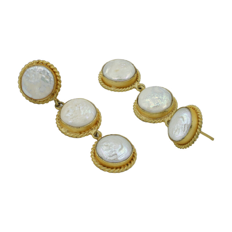 Eilna Pearl Dropping Earings - Image 3