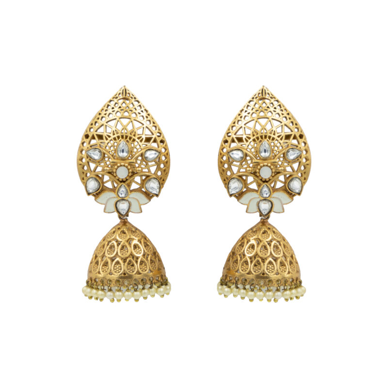 Noor Lotus Jhumka
